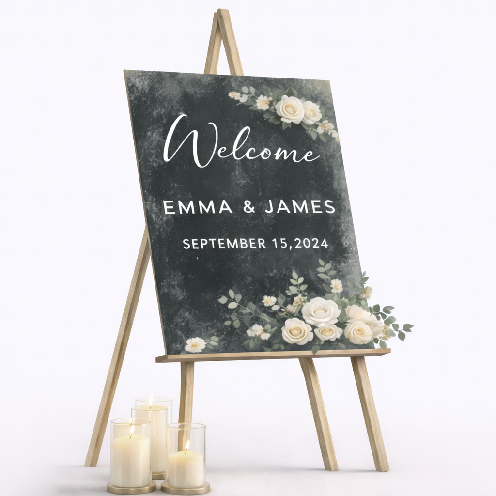 Wedding Signs & Personalized Welcome Signs | Acrylic Wedding Decor