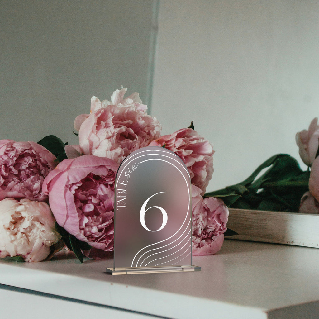 Acrylic Table Numbers – Wedding & Event Table Numbers