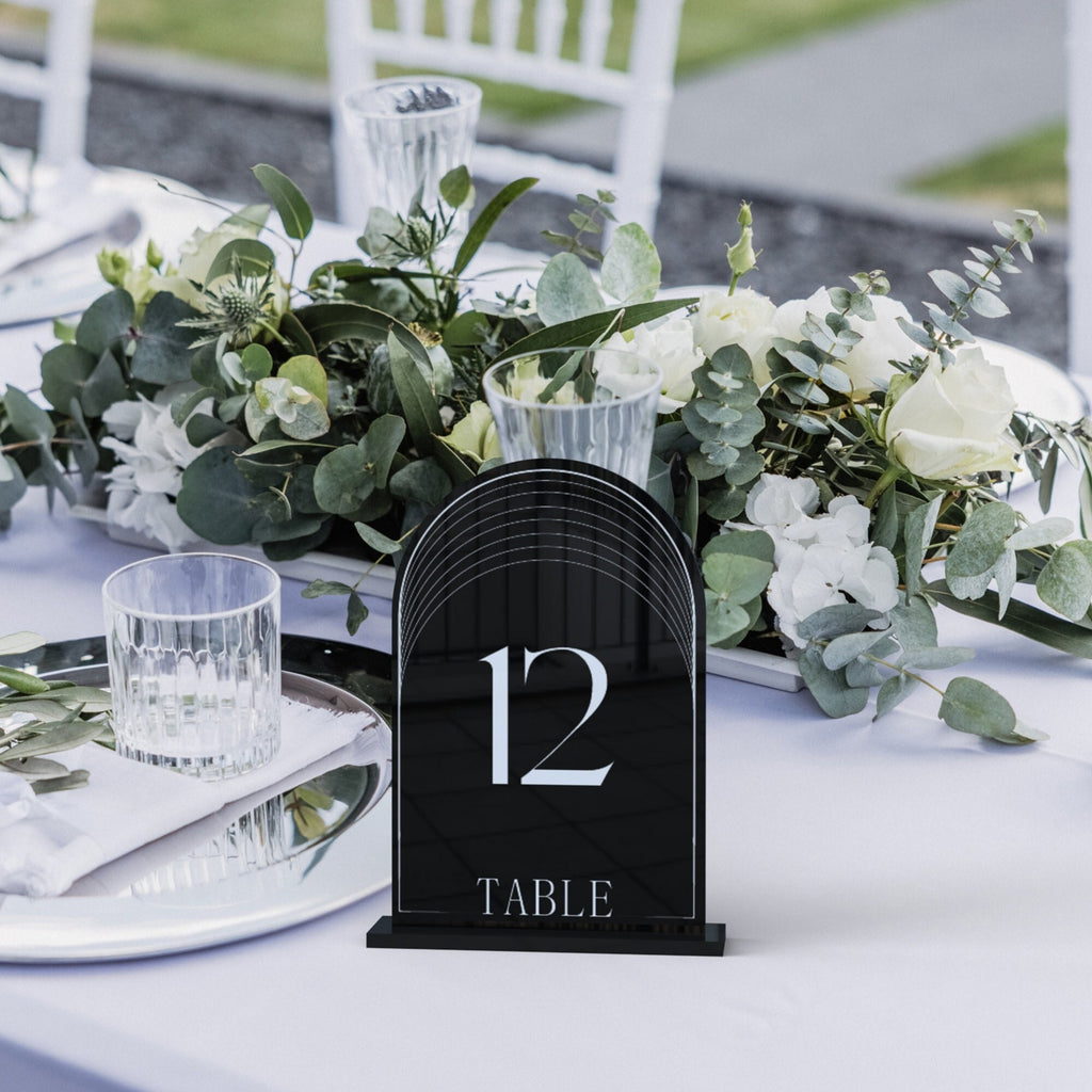 Acrylic Table Numbers – Wedding & Event Table Numbers