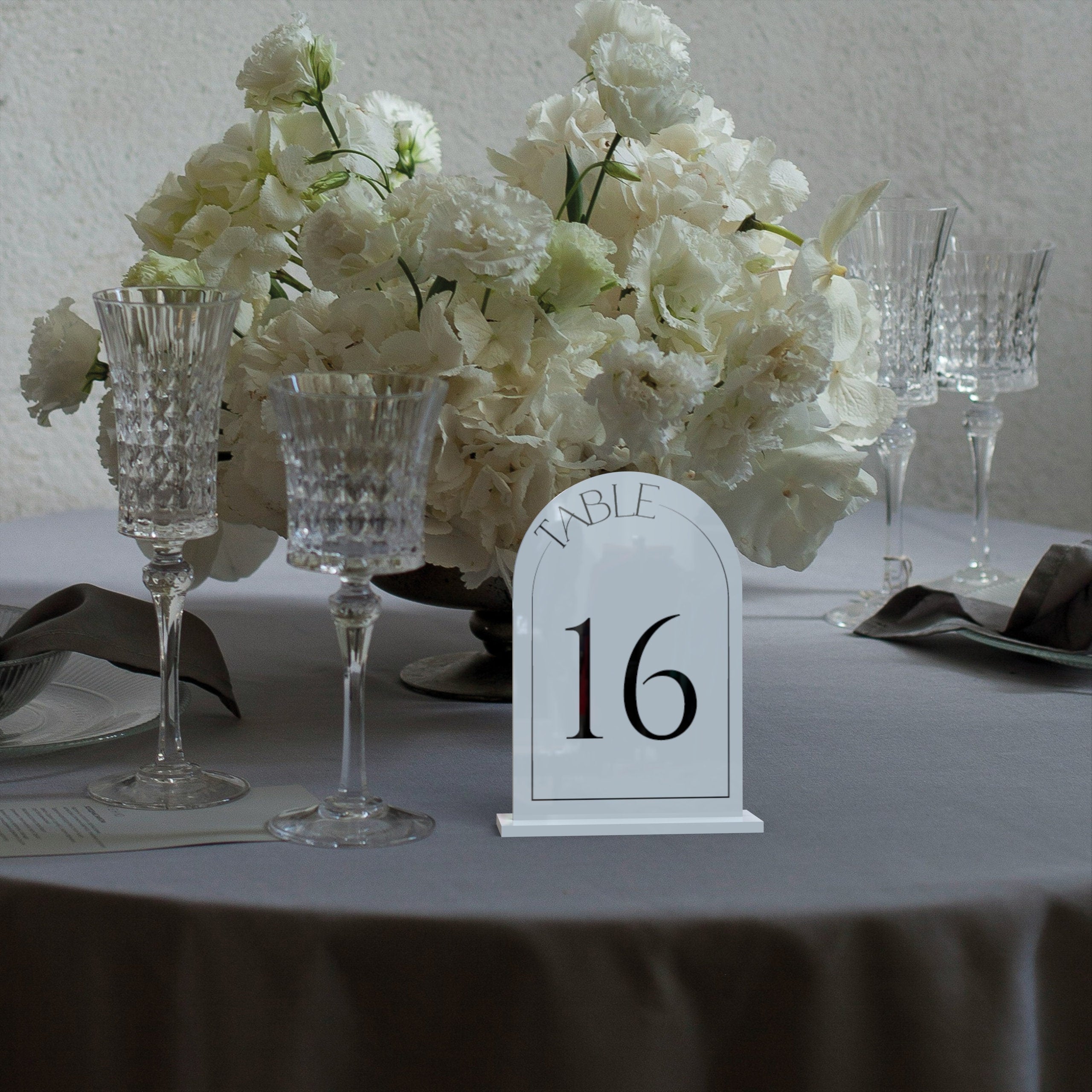 Acrylic Table Numbers – Wedding & Event Table Numbers