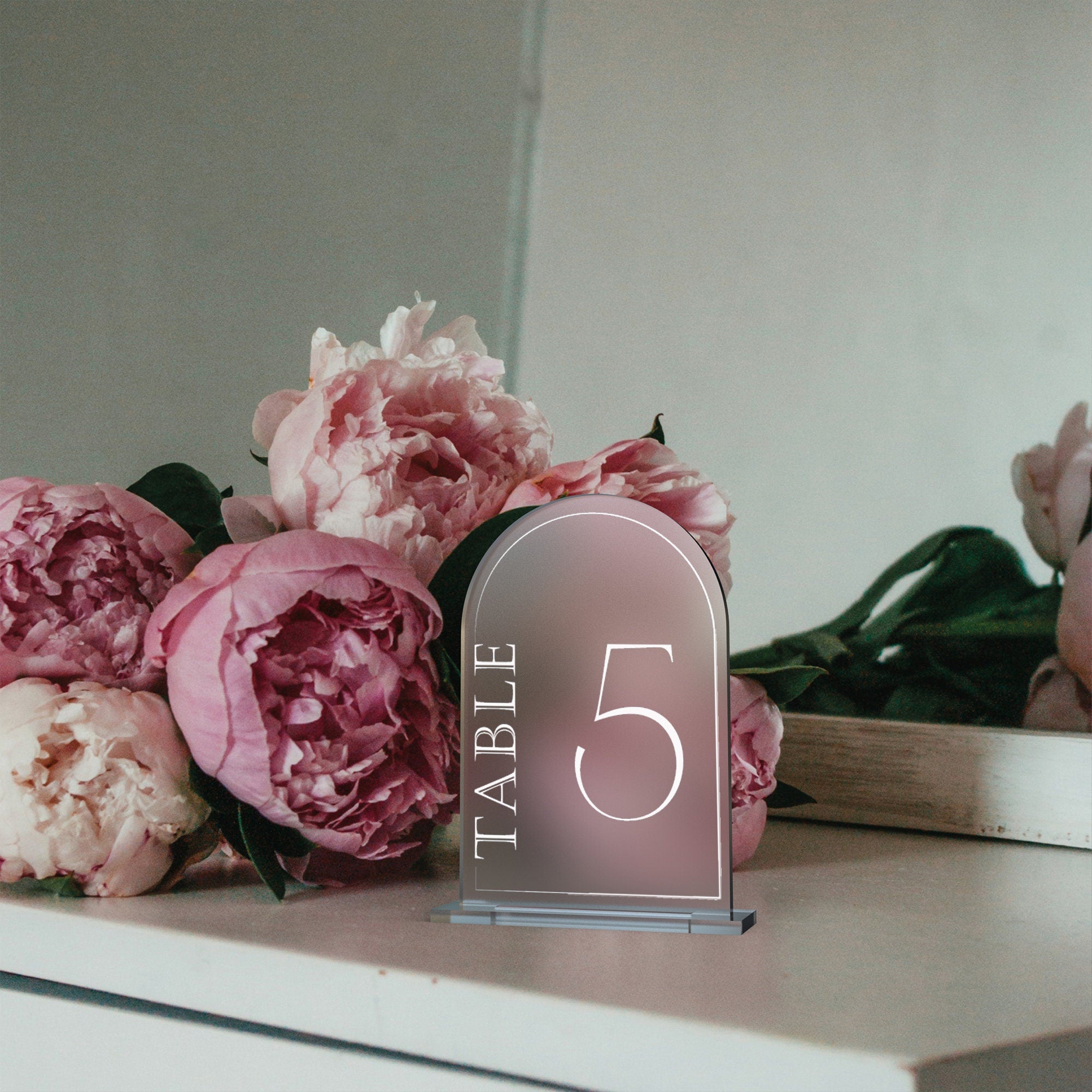 Acrylic Table Numbers – Wedding & Event Table Numbers