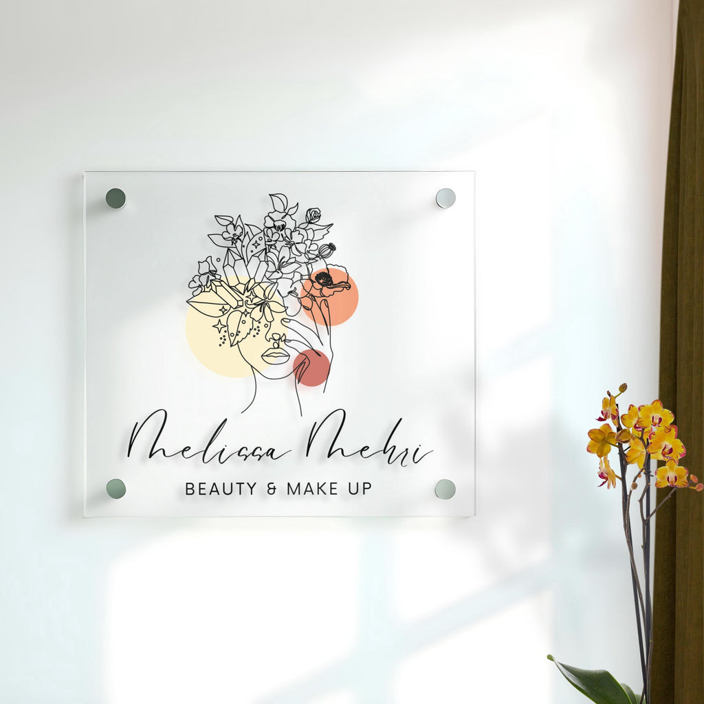 Custom Acrylic Business Logo Sign | UV Printed Office & Wall Logo